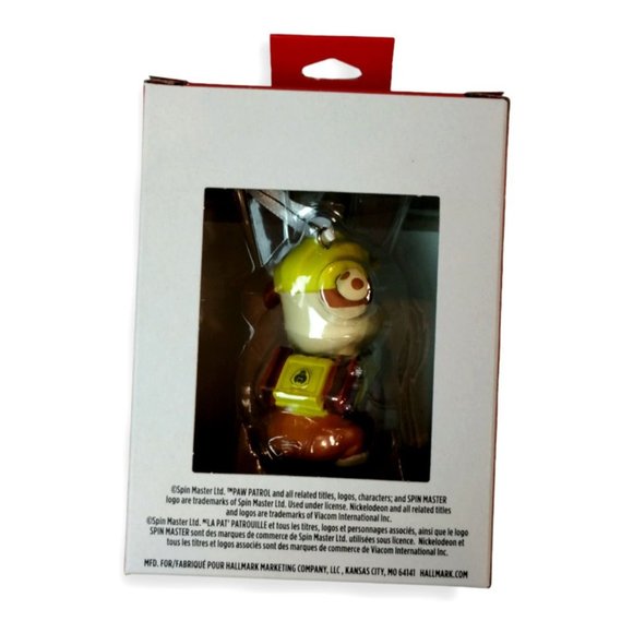 Hallmark Ornaments Paw Patrol Rubble Christmas Tree Ornament New - Picture 2 of 7